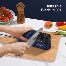 Northmas compact design on kitchen counter saves space.