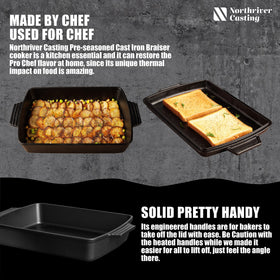 Northriver Casting ergonomic handles designed for safe transport.