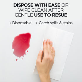 NORZEE disposable tablecloth, easy to clean for quick party cleanup.