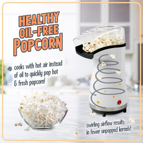 Nostalgia Air Popper cord wrap storage keeps cords neat and tidy.
