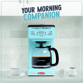 Nostalgia Aqua Pause-Serve lets you pour a cup mid-brew.