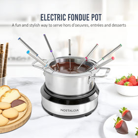 Nostalgia chocolate-melting insert delivers smooth melts for desserts.