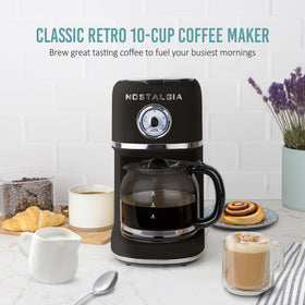 Nostalgia Classic auto shut-off for safe, worry-free operation.