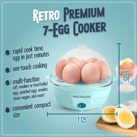 Nostalgia poached eggs Aqua demonstrates gentle steam for restaurant-style poaching