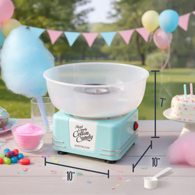 Enjoy a nostalgic treat with Nostalgia on countertop during a party.