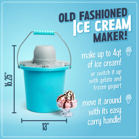 Nostalgia ice cream kit vanilla creme package shown for easy mix-at-home.