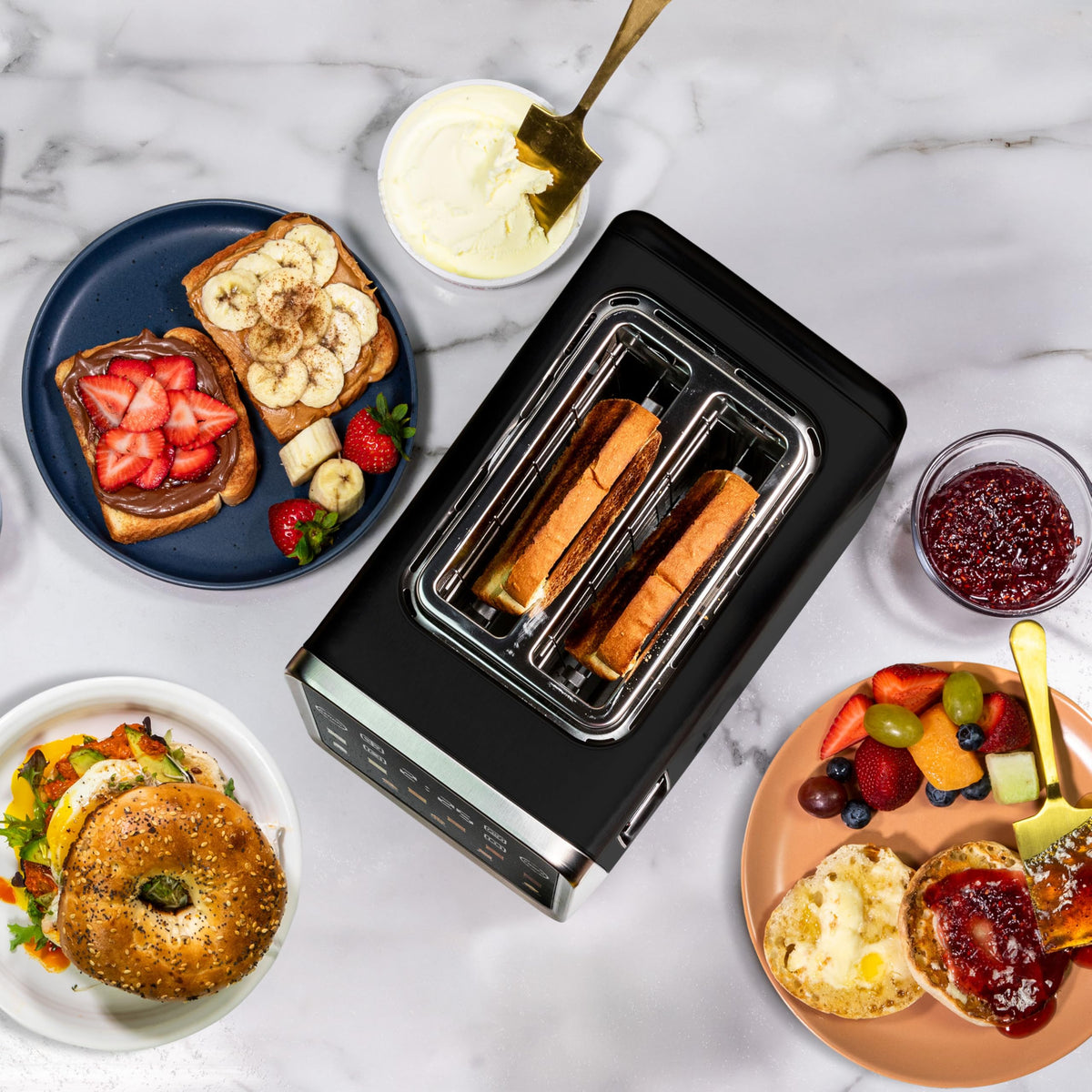 Nostalgia Inspirex defrost and reheat modes streamline quick breakfasts.