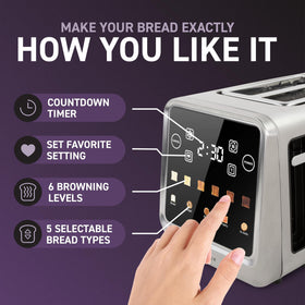 Nostalgia Inspirex favorite function saves preferred toasting settings