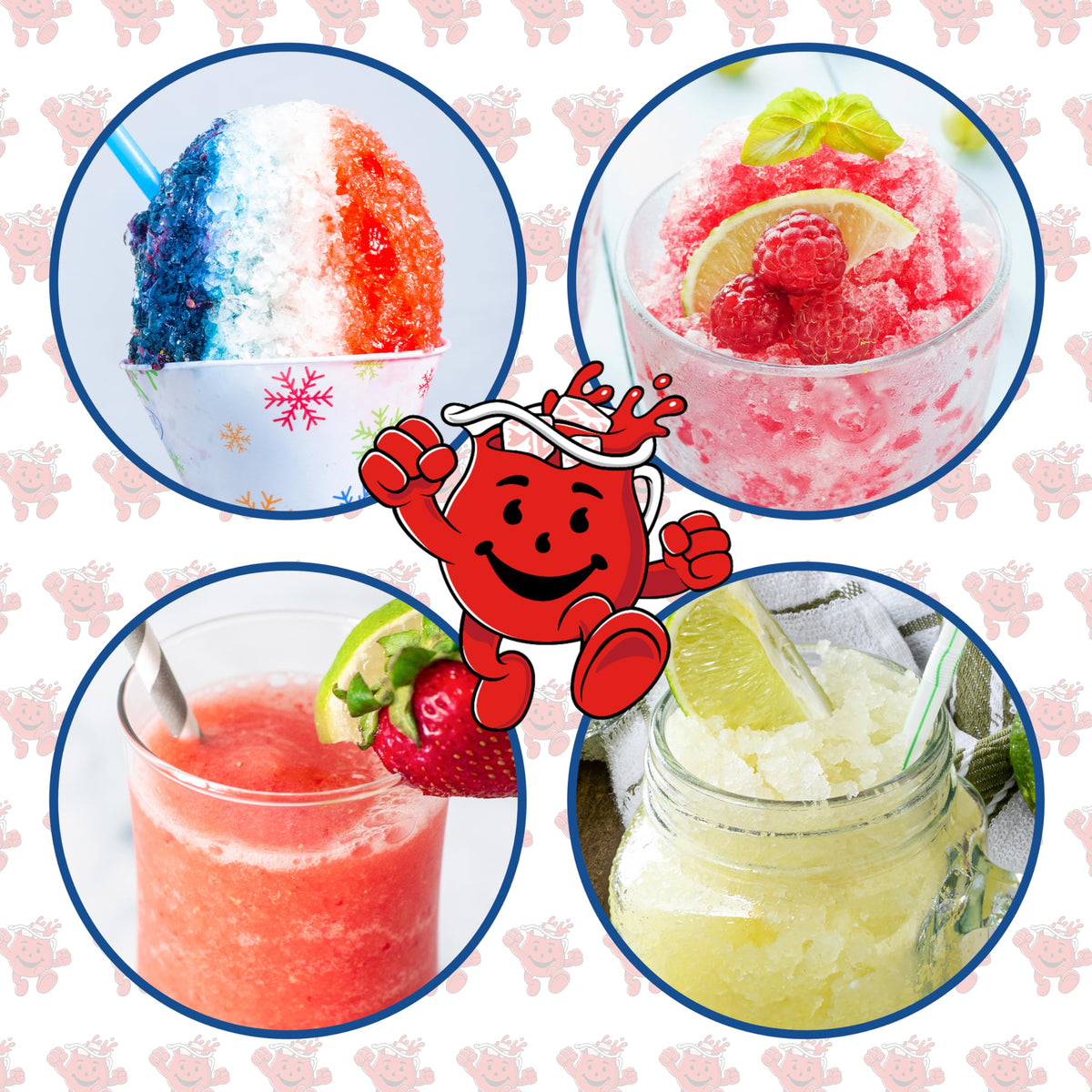 Nostalgia Kool-Aid Fluffy Ice close-up texture and color