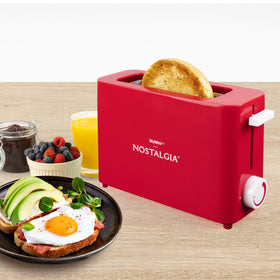 Nostalgia MyMini compact-design toaster fits small spaces on counters