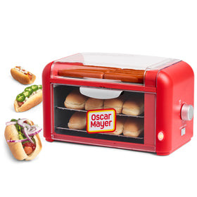 Nostalgia Oscar Mayer 8-hot-dogs roller grills evenly for gatherings