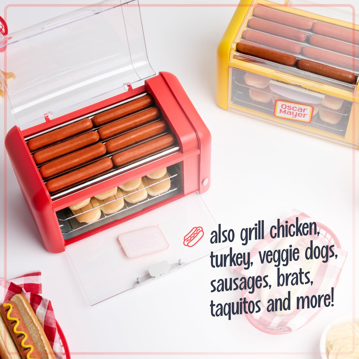 Nostalgia Oscar Mayer adjustable timer helps cook to preference