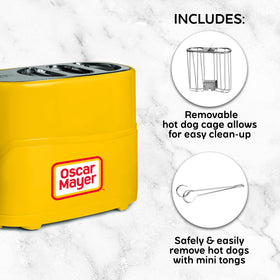 Nostalgia Oscar Mayer toaster toasting buns and dogs side by side