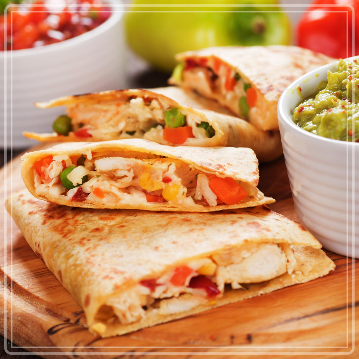Nostalgia quesadilla maker on the counter ready for quick weeknight meals.