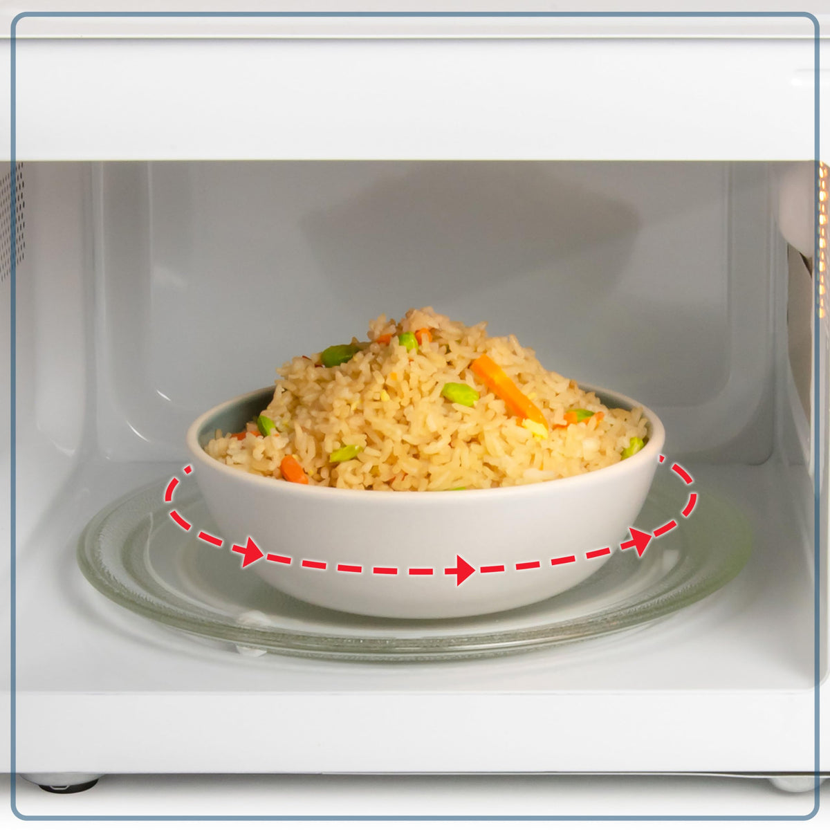 Nostalgia Retro 1000W microwave defrost and reheat presets for fast meals