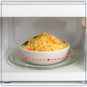 Nostalgia compact 1.1 cu ft microwave ideal for small spaces
