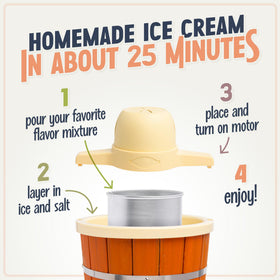 Nostalgia soft serve feature enables quick, kid-friendly frozen treats.