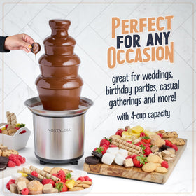 Nostalgia stainless steel base design adds durable elegance.