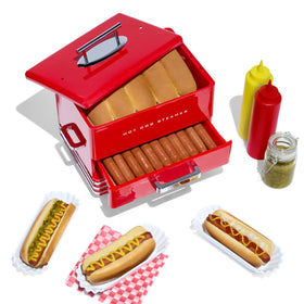 Nostalgia steamer removable parts simplify cleanup after meals.