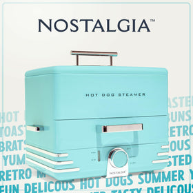 Nostalgia steamer can steam vegetables and fish alongside hot dogs for versatile meals.