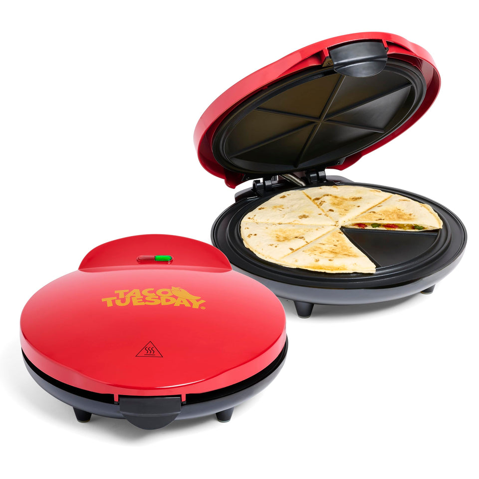 Nostalgia Taco Tuesday Deluxe overview for quick, crispy quesadillas.