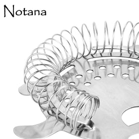 Notana Hawthorne Strainer in stainless steel shows durable build.