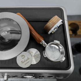 NOTSEK espresso tamping mat non-slip surface for stable prep.