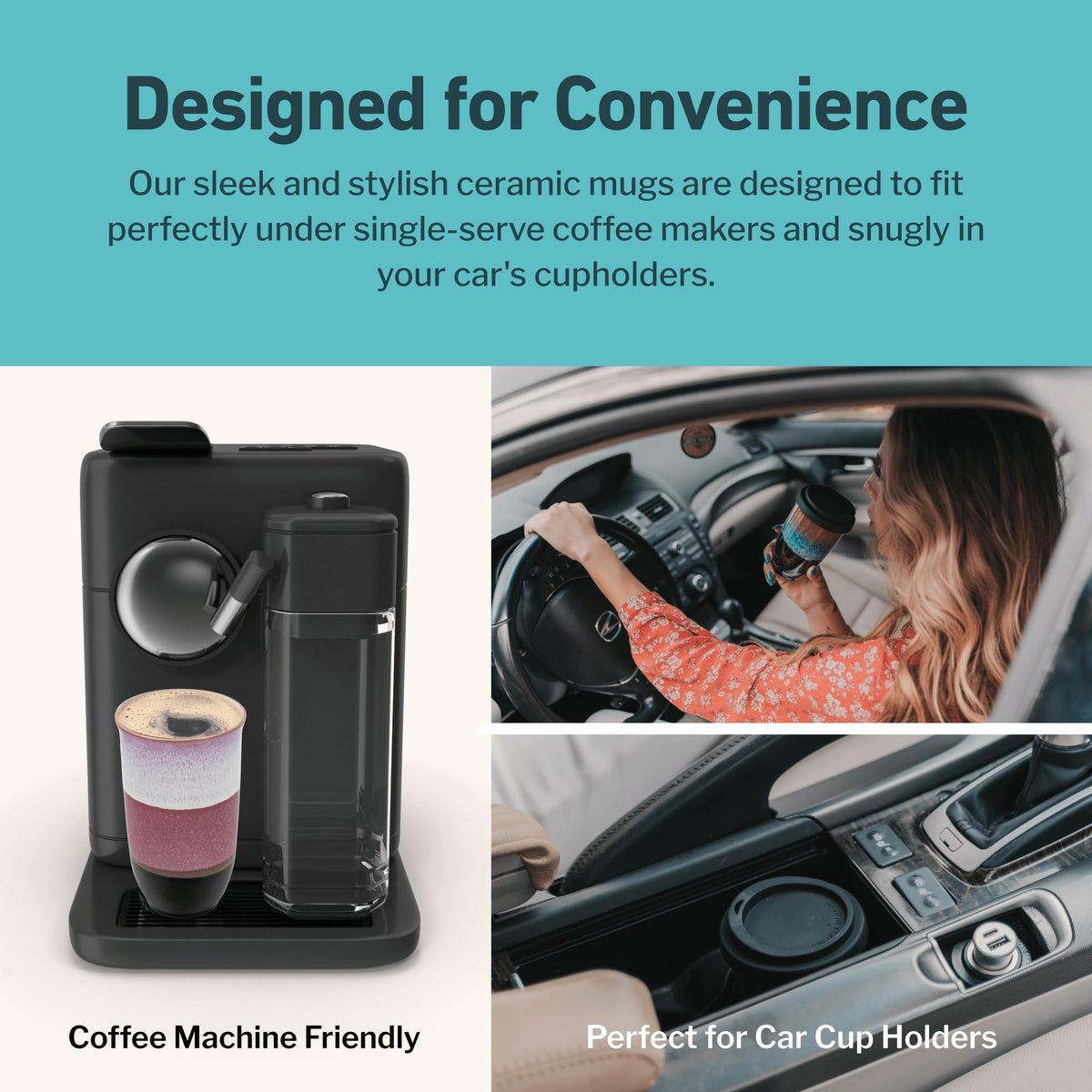 Nova Ceramics eco friendly reusable cup for sustainable on the go