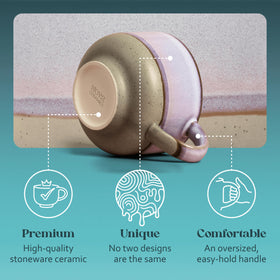 Nova Ceramics gift-ready mug with unique glaze for special occasions.