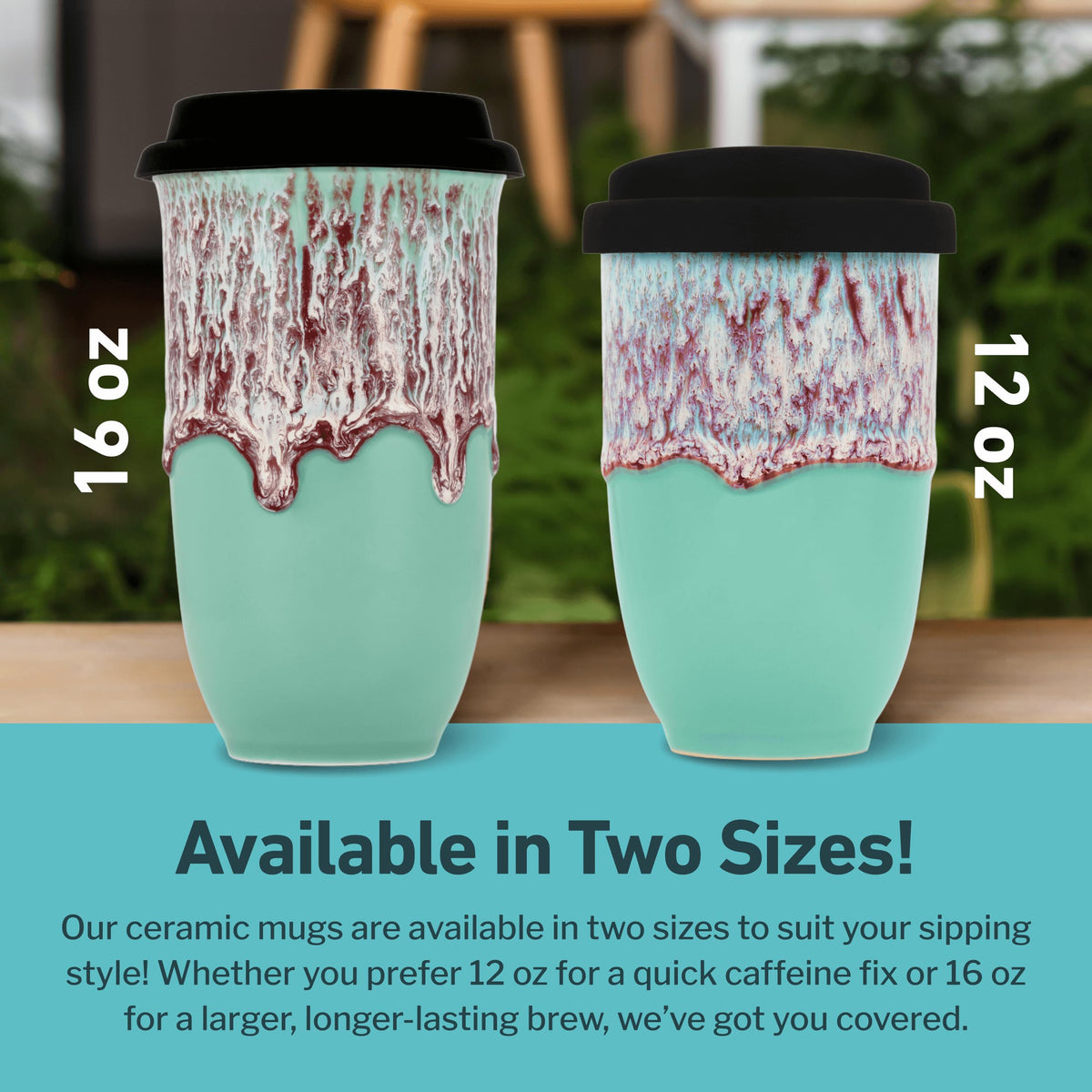 Nova Ceramics Nebula mug is microwave safe for quick reheats