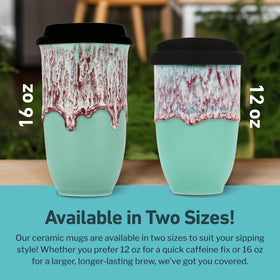 Nova Ceramics Nebula mug is microwave safe for quick reheats