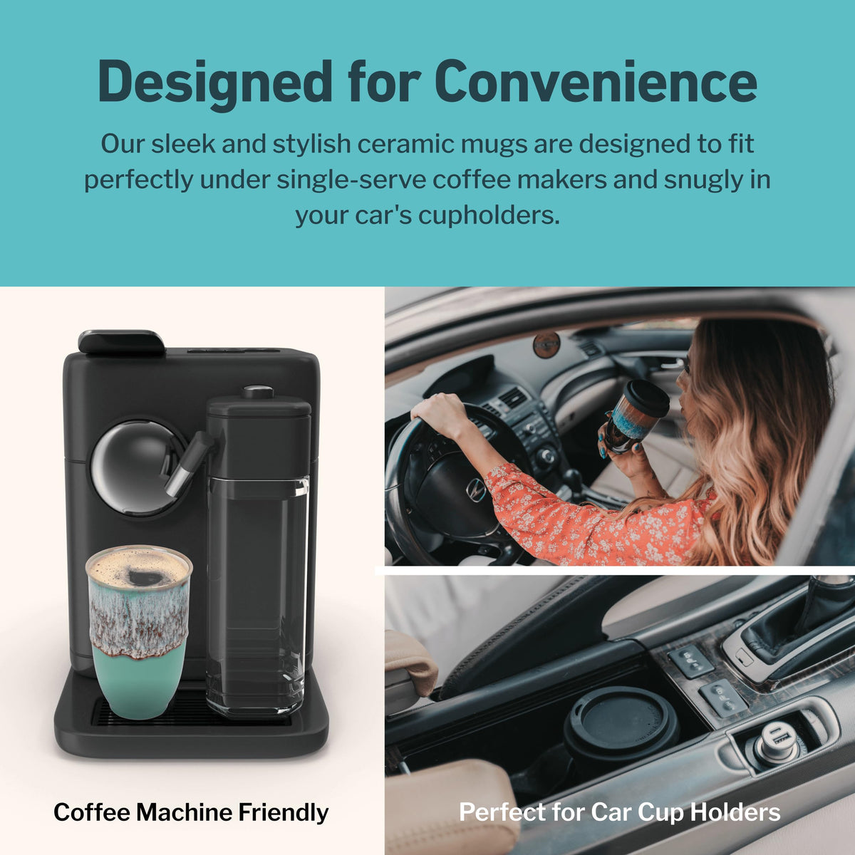 Nova Ceramics Nebula travel mug is dishwasher safe for easy cleanup