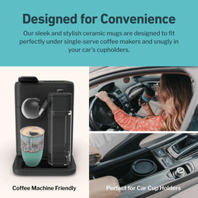 Nova Ceramics Nebula travel mug is dishwasher safe for easy cleanup
