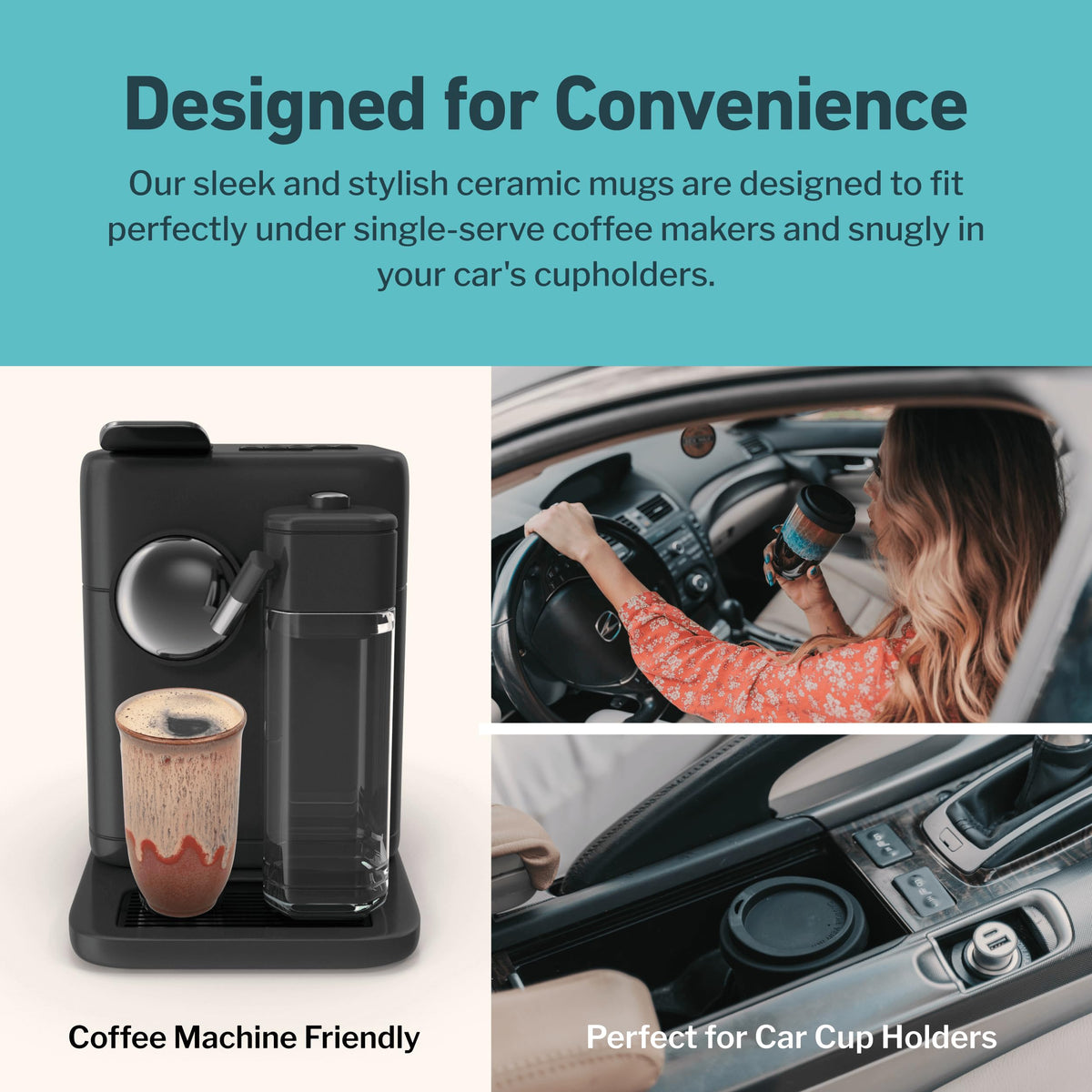 NOVA CERAMICS sustainable reusable cup helps reduce disposable cup waste