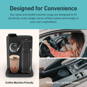 NOVA CERAMICS sustainable reusable cup helps reduce disposable cup waste