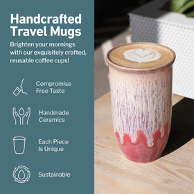 NOVA CERAMICS 16oz ceramic travel mug designed for everyday coffee on the move
