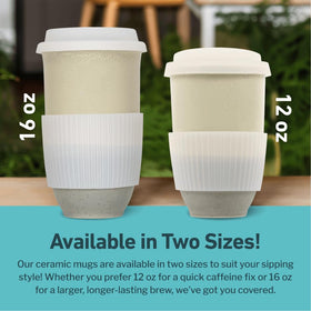Nova Ceramics Travel Mug dishwasher-safe for easy cleanup after use.