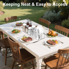 Novacrylion acrylic utensil caddy as a versatile organizer for home or craft