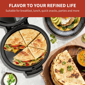 Novalife Quesadilla Maker delivers 900W power for speedy results