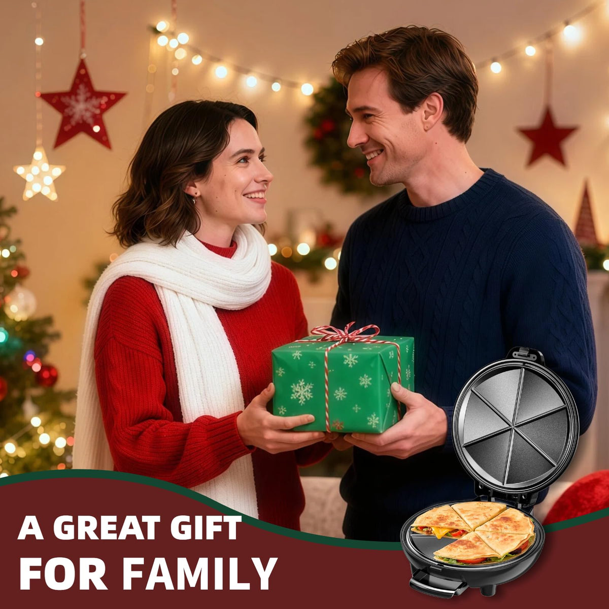 Novalife Quesadilla Maker vertical storage saves counter space