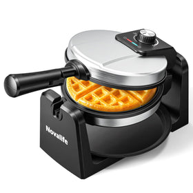 Novalife Waffle Maker 180flip front view for even batter and crust