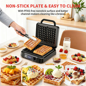 Audible beep from Novalife waffle maker signaling readiness