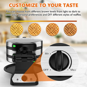 Novalife browning control knob for customizable shade and crispiness