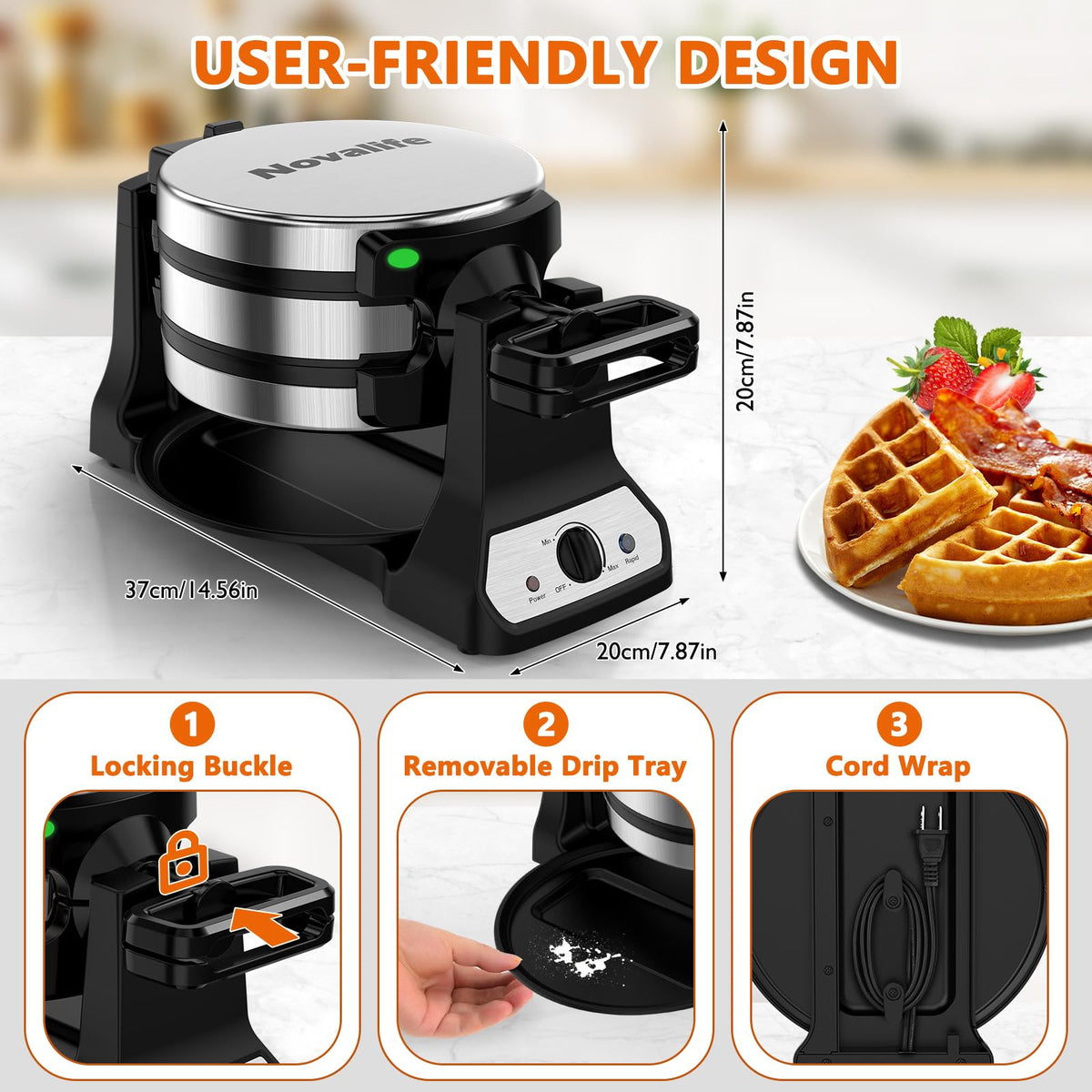 Novalife compact design fits neatly in modern kitchens