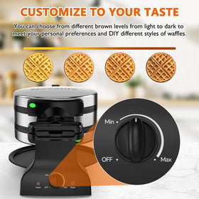 Novalife cool touch handle provides safe, comfortable flipping.