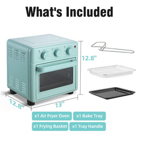 Novaspark crispy fries produced with minimal oil in the air fryer toaster oven