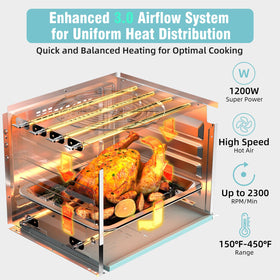 Novaspark 9-inch pizza browns evenly in the retro oven