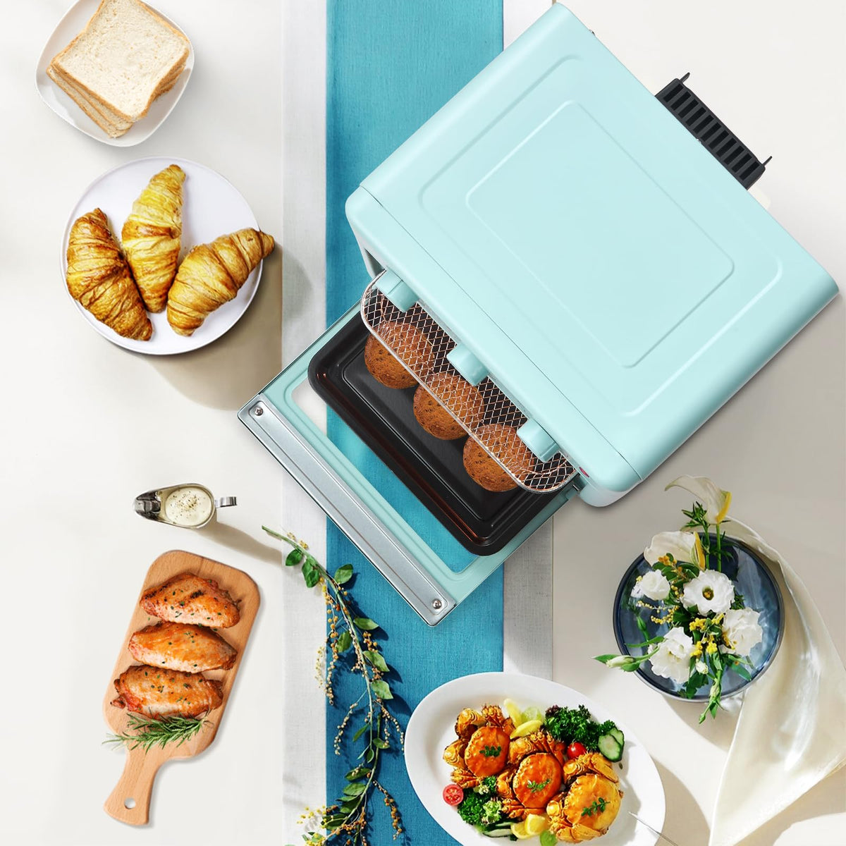 Novaspark durable stainless steel body with non-slip feet for stable counter use