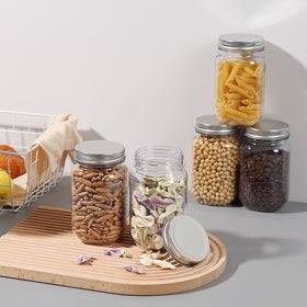 novelinks clear jar with 2.8in diameter and 5.3in height for neat shelving