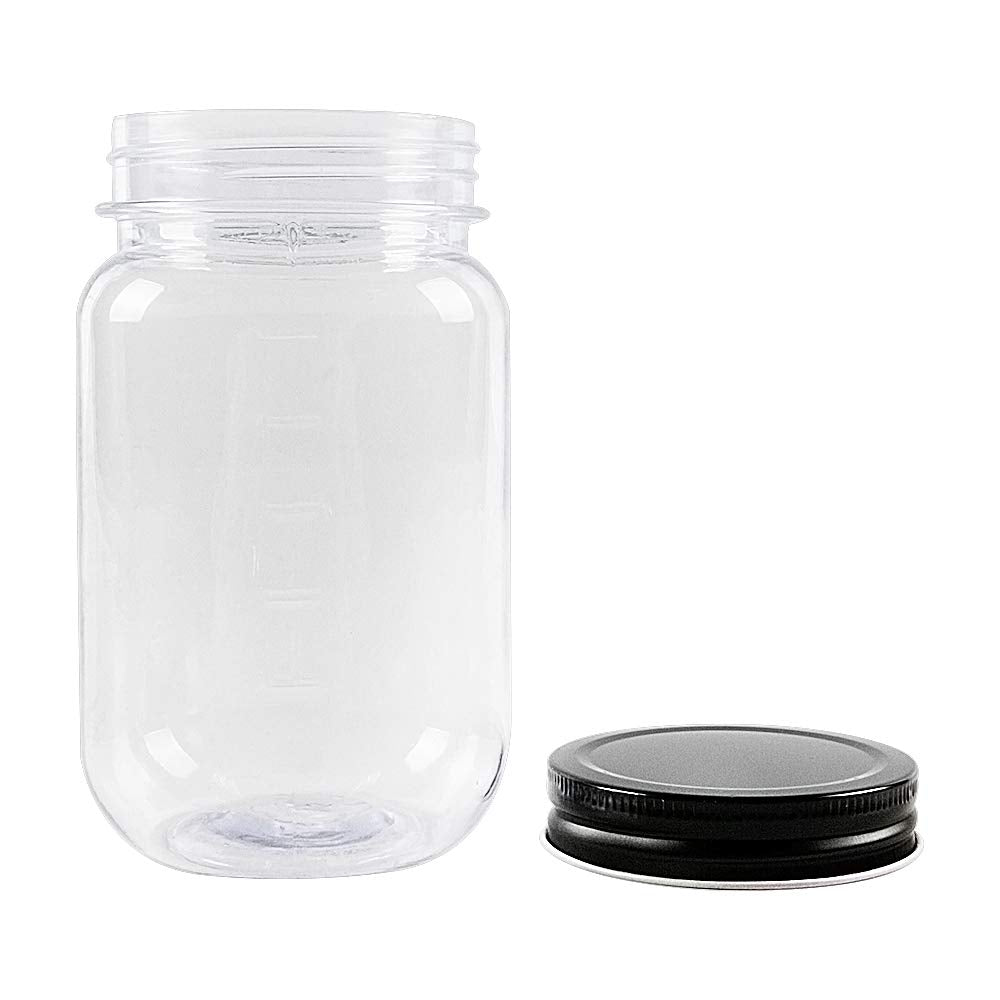 novelinks clear jar on kitchen shelf for organized pantry and quick access.